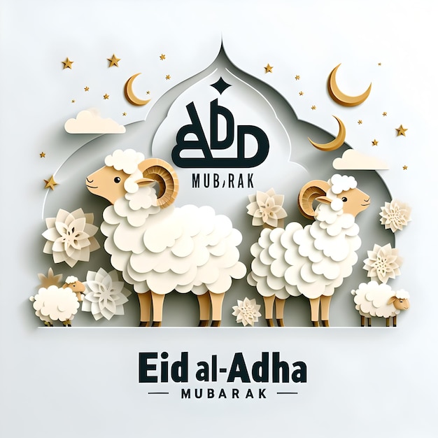 소셜 미디어에서 Eid alAdha 배너