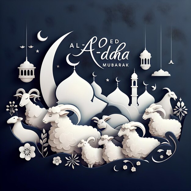 Eid alAdha banner on social media