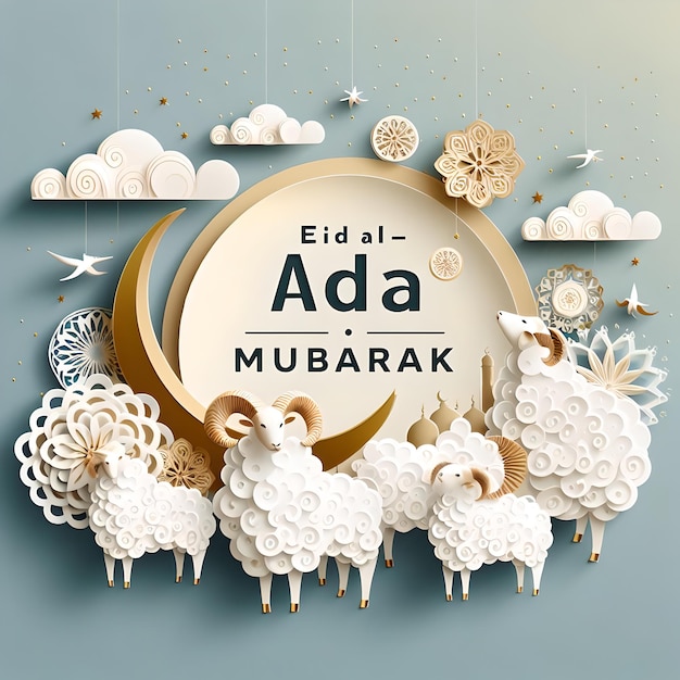 Eid alAdha banner on social media