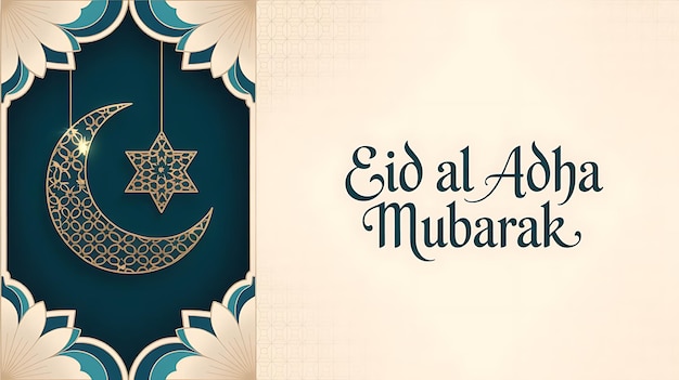 Eid alAdha 무바라크 기념 카드