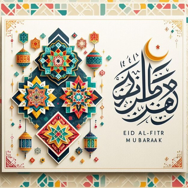 Eid alfitr mubarak poster