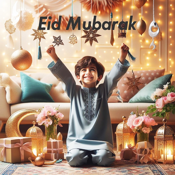 Photo eid celebrating