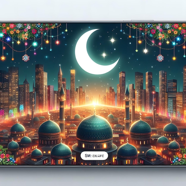 Photo eid celebration vibrant social media posts stories and covers microstock graphics