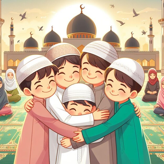 Eid Hugs and Happiness