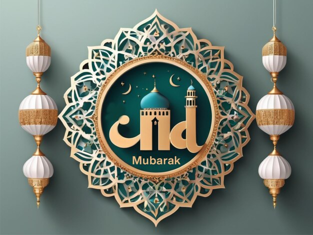 eid mubarak background