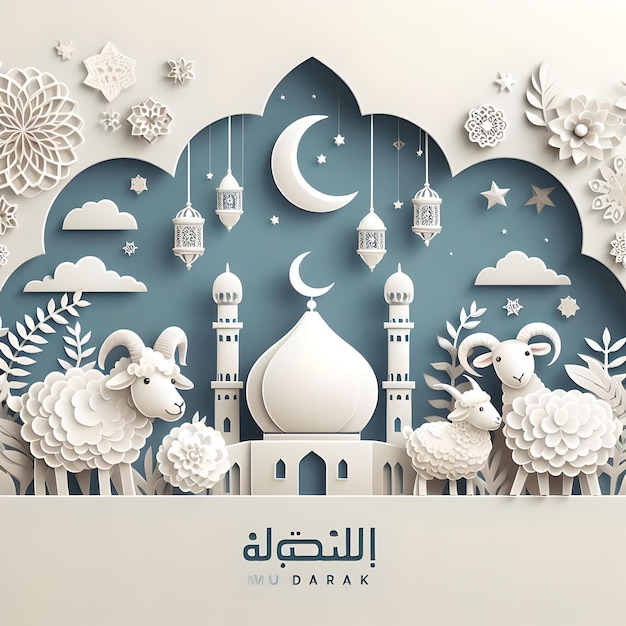 Eid Mubarak card design