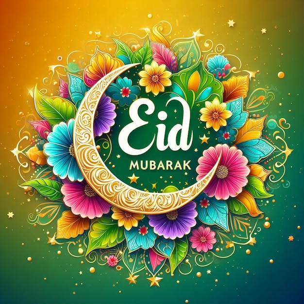 Photo eid mubarak design