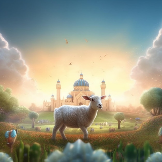 eid mubarak festival background