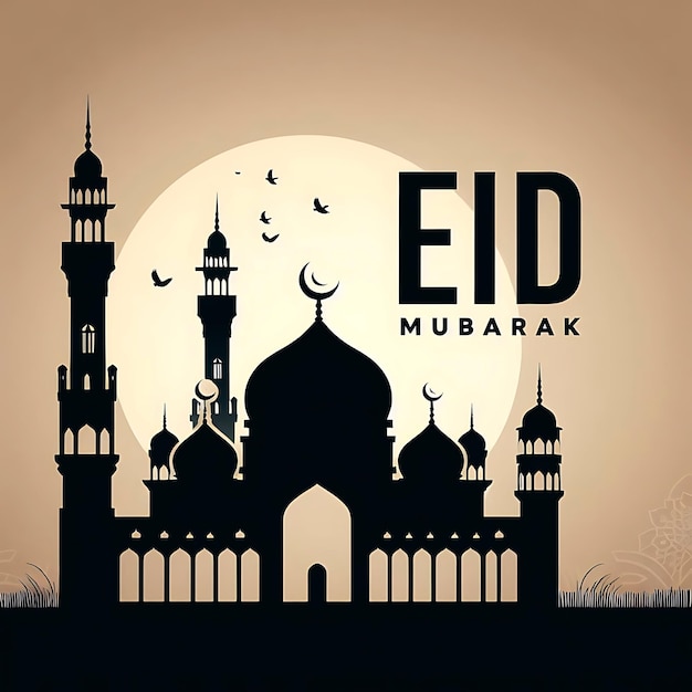 Eid Mubarak gegenereerd door ai