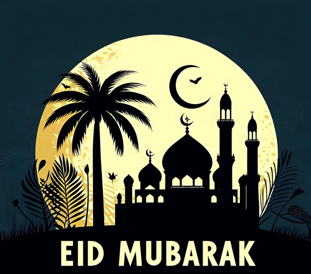 Eid Mubarak gegenereerd door ai