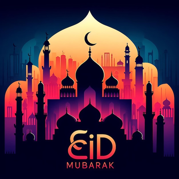 Eid Mubarak generated by ai