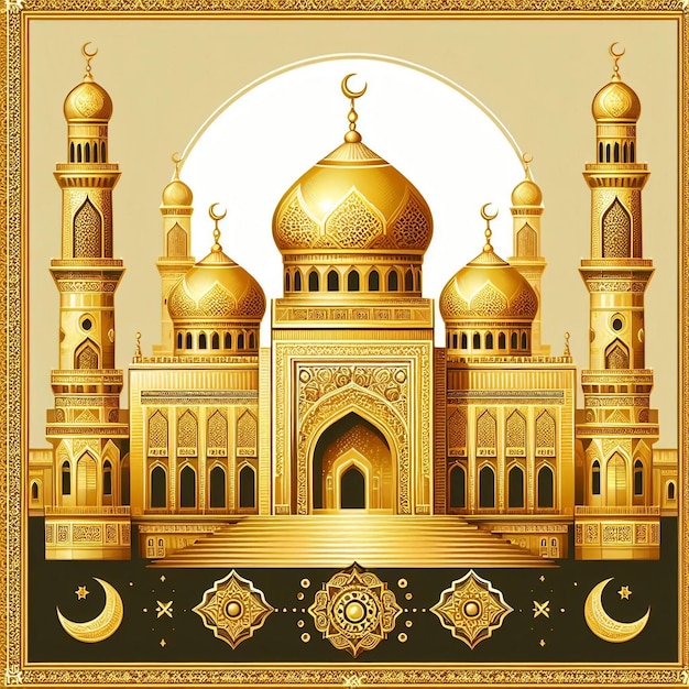 eid mubarak islamic background