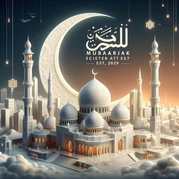 Eid Mubarak Islamic Festival Design