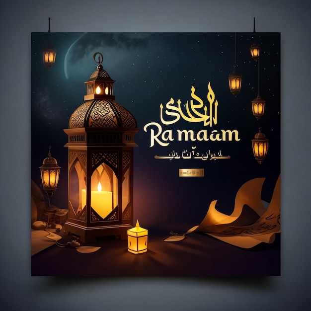 Eid mubarak islamic greeting card with golden mosque poster banner design vector illustration