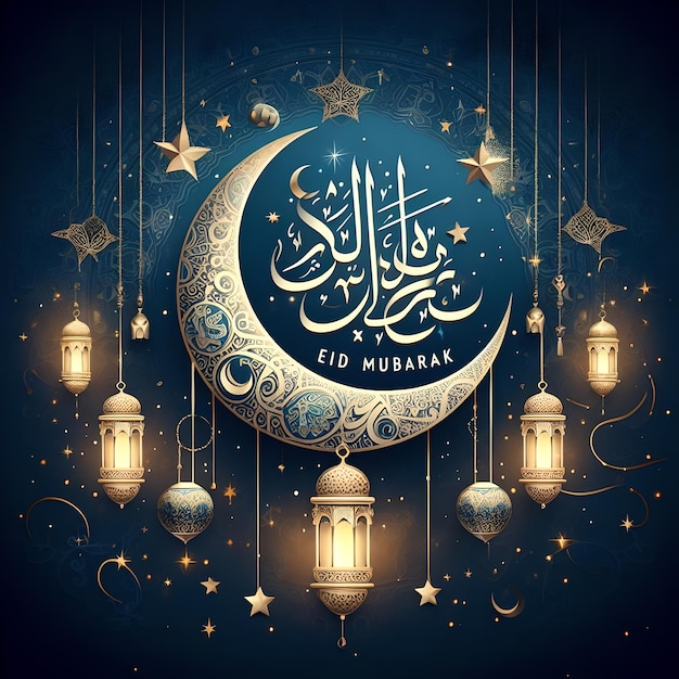 Eid Mubarak Islamic wallpaper