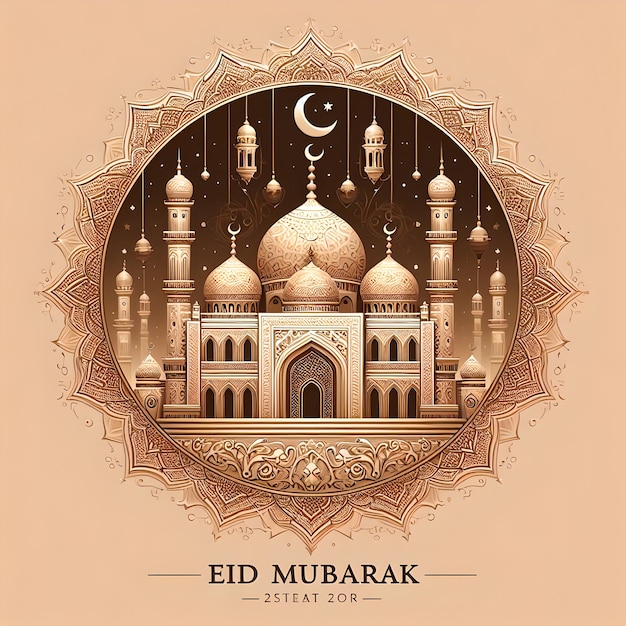 Eid Mubarak Islamic wallpaper
