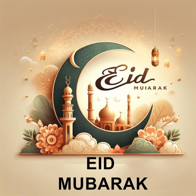 Eid Mubarak ontwerp