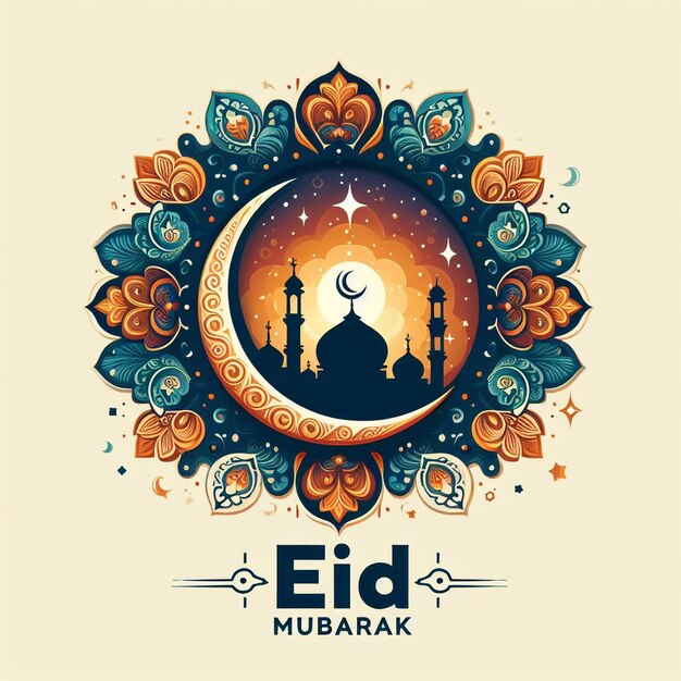 Eid Mubarak ontwerp