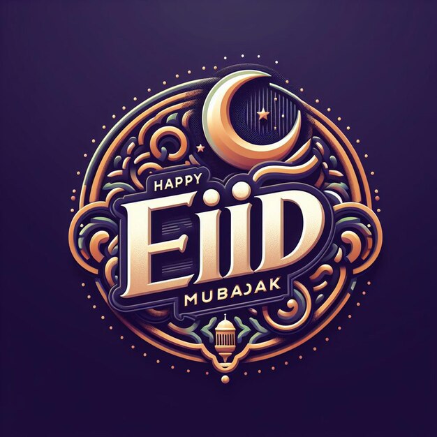 Foto eid mubarak poster banner flyer e sfondo di eid mubarak