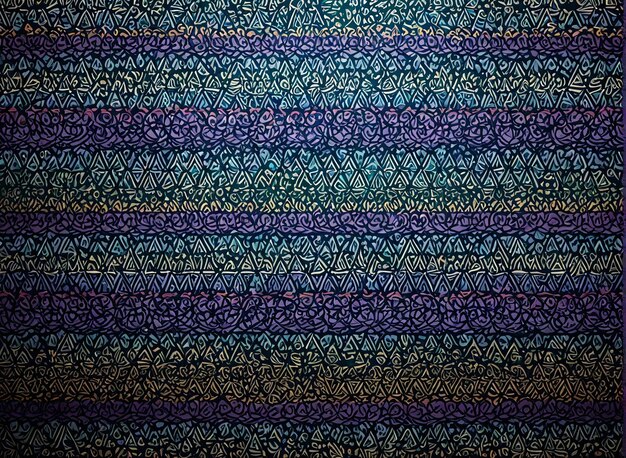 Photo eid mubarak a purple and blue wallpaper with a pattern