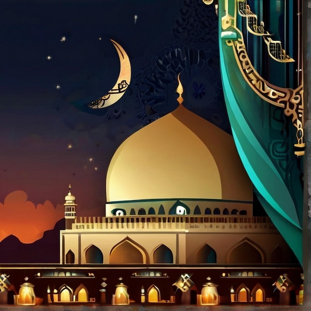 Eid mubarak Ramadan Karim Eid ul fitr Eid kaart Eid ul Fitr Adha