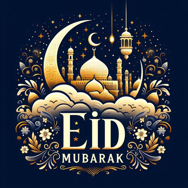 Eid Mubarak-sjabloon