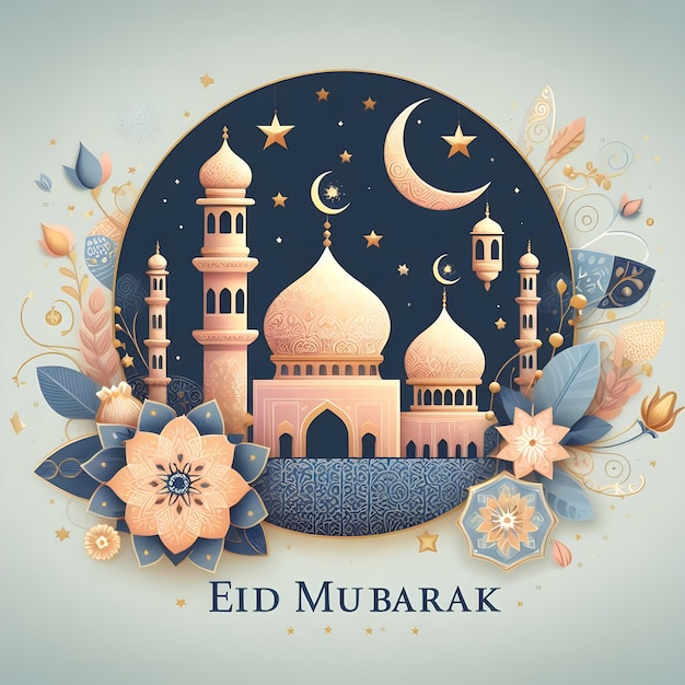 Eid Mubarak Social Media Post Design