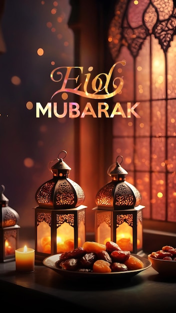 Eid mubarak social media post