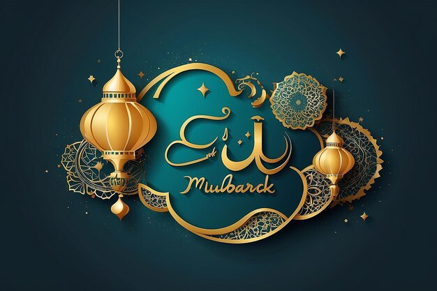 EID MUBARAK Tekstontwerp