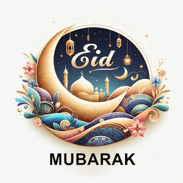 Eid Mubarak templat