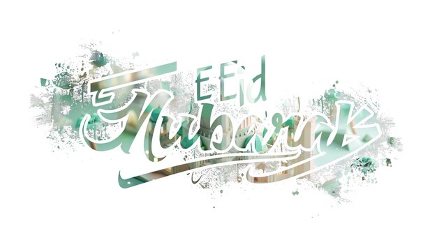 Foto eid mubarak typografie 8 eenvoudige lowpoly schattige 3d van eid al adha mubarak achtergrond