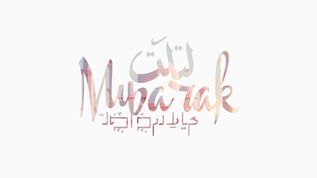 eid mubarak typography 47 simple lowpoly cute 3d of eid al adha mubarak background