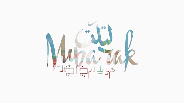 eid mubarak typography 47 simple lowpoly cute 3d of eid al adha mubarak background