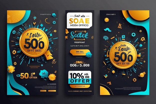 Photo eid offer sale social media post and vector design