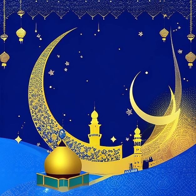 EidalAdha achtergrondposters