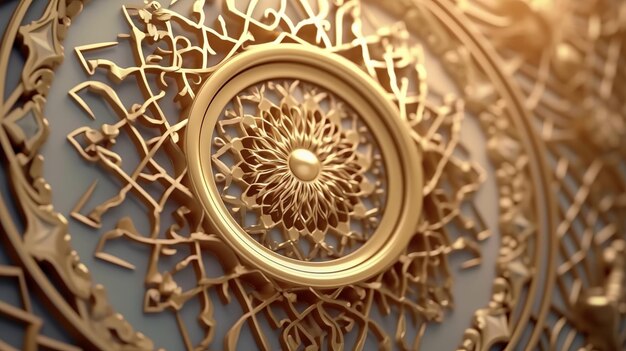 EidalAdha closeup 3d vector Generative ai