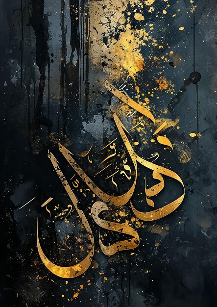 Photo eidul fitrcalligraphy