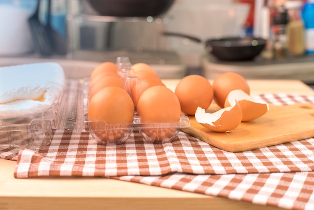 Eieren in de keuken