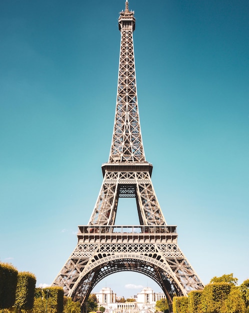 Eiffel Tower in city of Paris