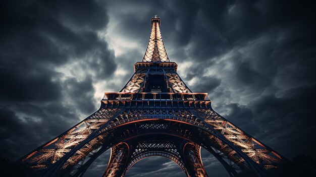 Фото Эйфелева башня в париже