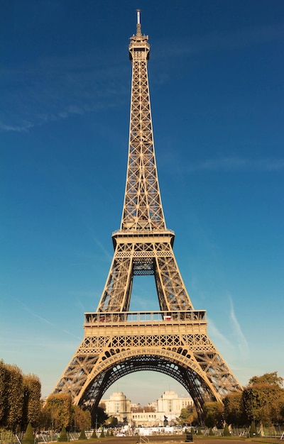 Photo the eiffel tower paris france