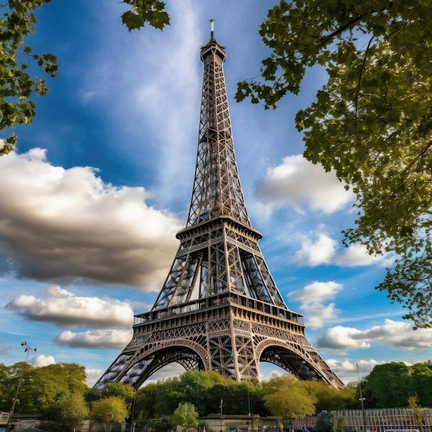 The Eiffel Tower in Paris France