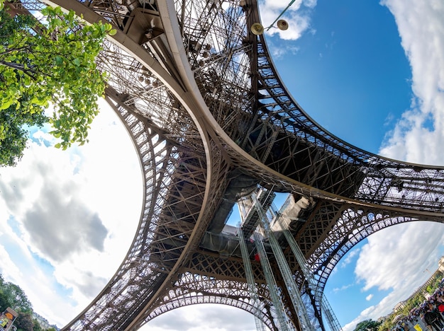 The Eiffel tower in Paris