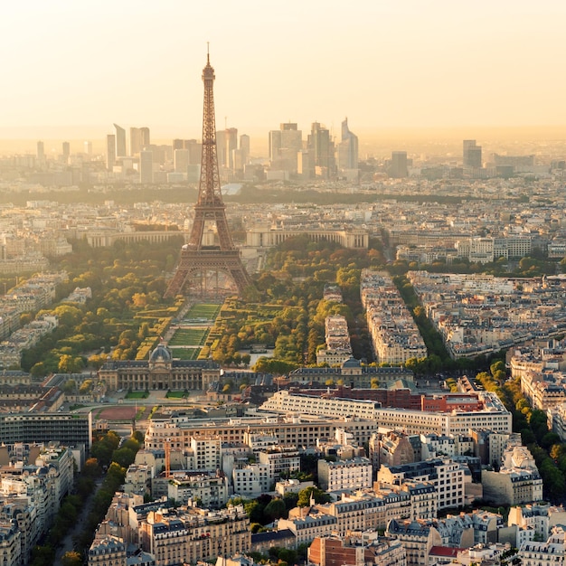 The Eiffel tower in Paris