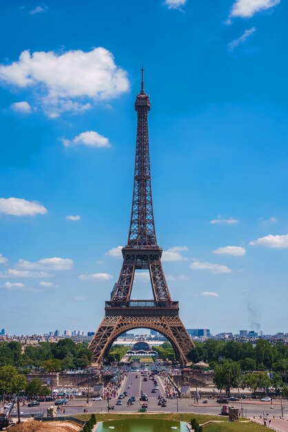 Eiffel Tower on a Sunny Day