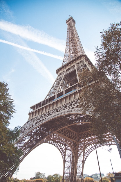 Eiffel Tower, symbol of Paris, France. Paris Best Destinations in Europe