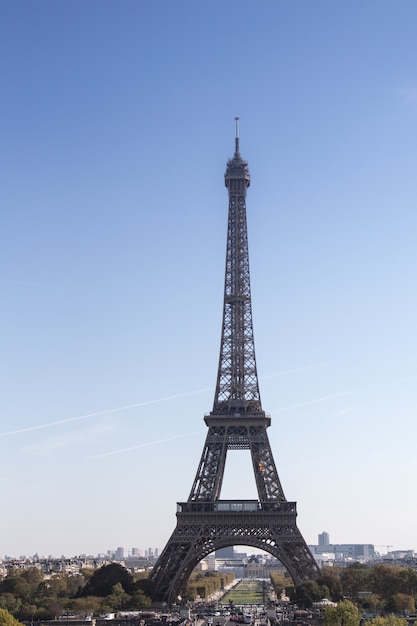 Foto torre eiffel, simbolo di parigi, francia.