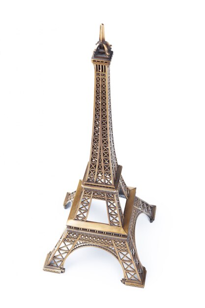 Eiffel Tower toy isolated 