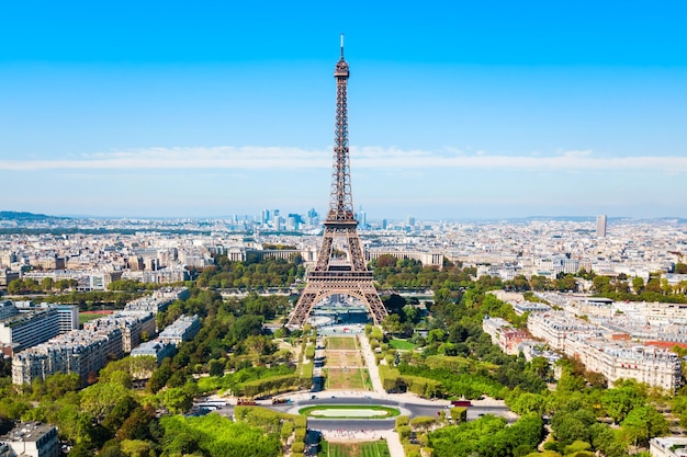 Eiffeltoren luchtfoto parijs