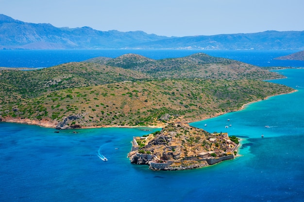 Foto eiland spinalonga kreta griekenland